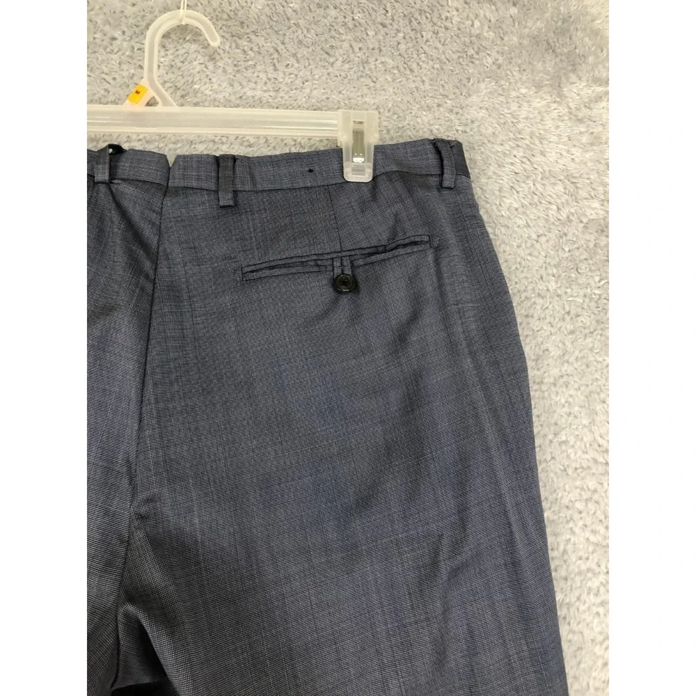 Banana Republic Pants Mens 35x33 (Tag 35x36) Blue Marzotto 100% Wool